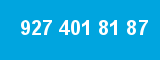 927 401 81 87 927 401 81 87